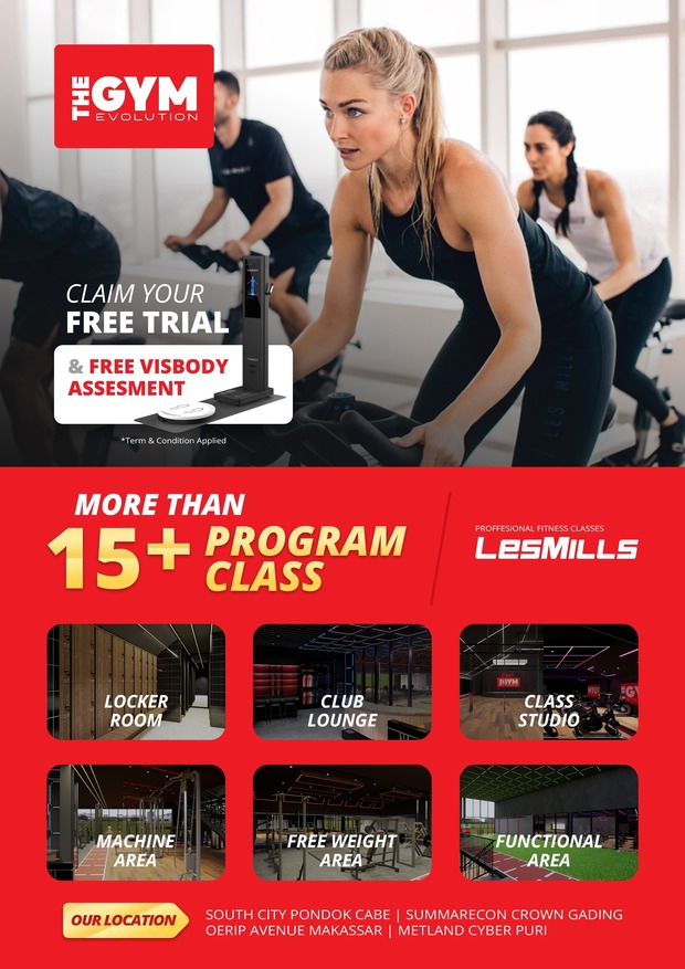 trial gym gratis di bekasi